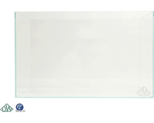 Rektangulärt akvarium av glas