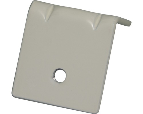 Vinkelbeslag med borrhål för möbelkonstruktion och konstruktioner