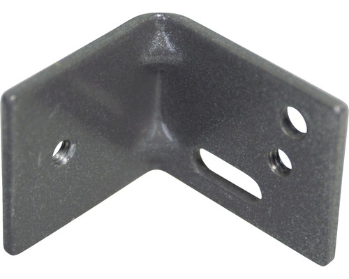 Vinkelbeslag med hål och avlångt hål