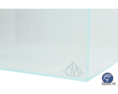 Glaslåda med OW-logotyp