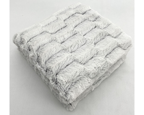 Vikt, fluffig sängöverkast med tegelmönster