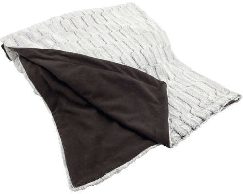 Pläd SOLEVITO Fallini natur-brun 130x170cm Pläd SOLEVITO Fallini natur-brun 130x170cm