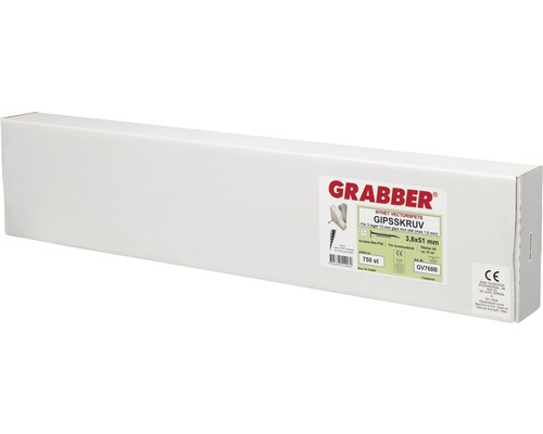 Förpackning Grabber gipsskivskruvar 3,8x51 millimeter