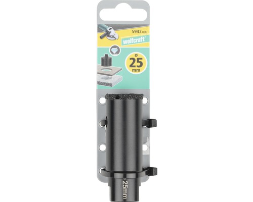 Wolfcraft diamantborrkrona, 25 millimeter