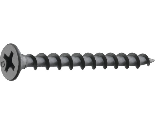 En gipsskruv med krysshuvud