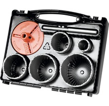 Borrkranssats WOLFCRAFT Ø 33-83mm 7 delar
