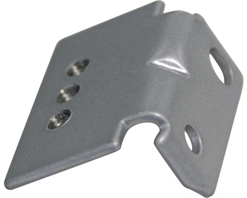 Metallvinkel med hål för montering