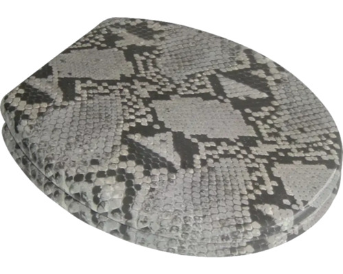 Toalettsits med ormmönster