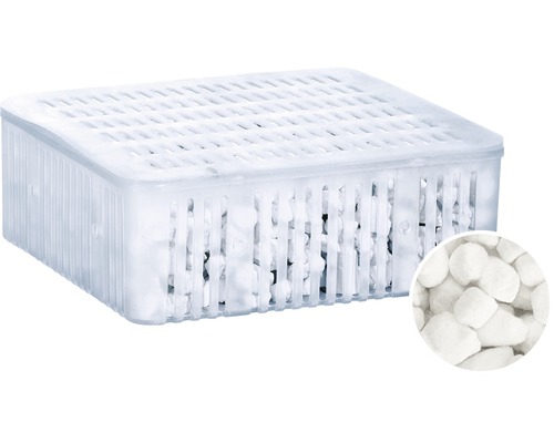 Filterkorg fylld med filterstenar