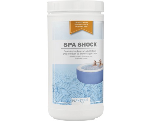 Spa Shock desinfektion baserad på aktivt syre