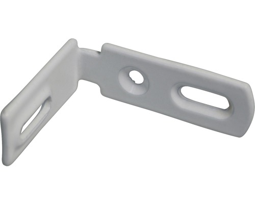 Plastvinkel med fästhål