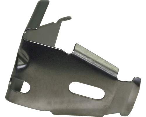 Metallfäste med utskärningar