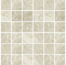 Mosaikplatta med marmorstruktur