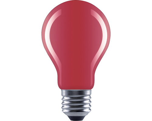 Normallampa FLAIR LED A60 E27 4W röd