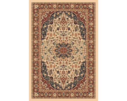 Mönstrad matta med blomdesign