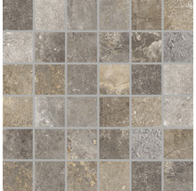 Mosaikplatta med naturstensutseende
