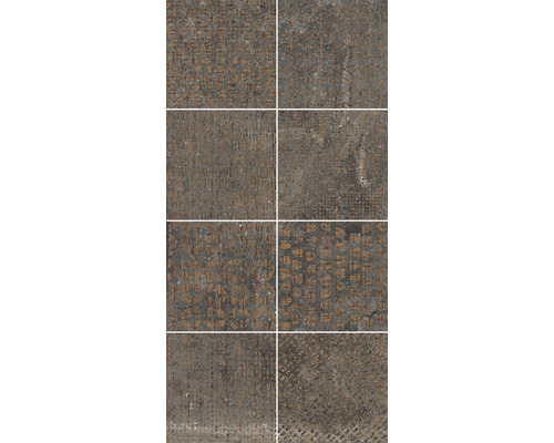 Kakel med olika mönster