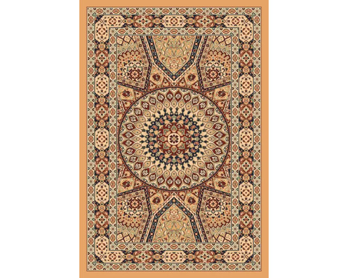 Orientalisk matta med blommönster