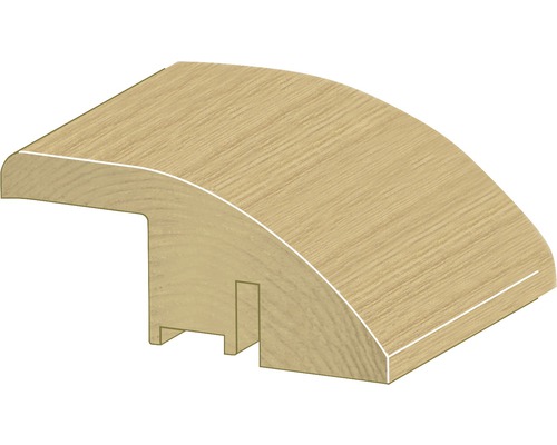 Avslutningsprofil i trä för golvbeläggningar