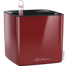 Fyrkantig blomkruka med vattennivåindikator