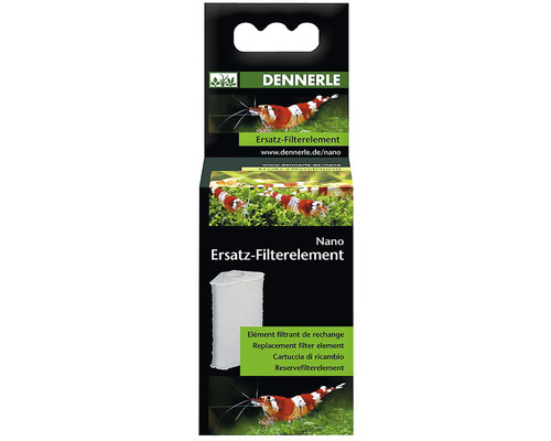 Dennerle Nano reservfilterelement förpackning