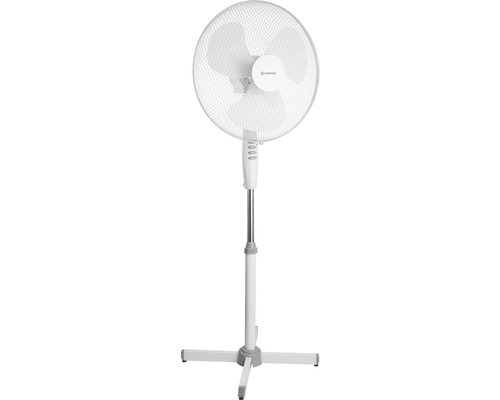 Golvfläkt med tre blad och justerbar höjd