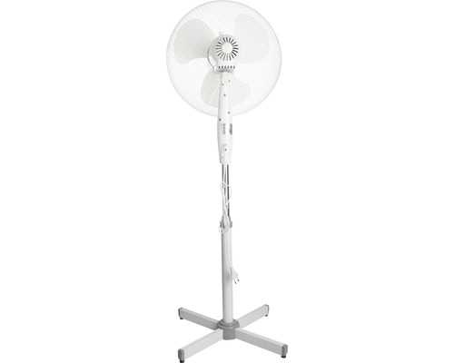 Golvfläkt med skyddsgaller och stativ