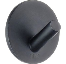BESLAGSBODEN Enkelkrok mini självhäftande svart BB1080/4
