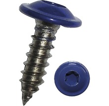 Gängpressande skruv med fläns och torxfäste DRESSELHAUS blålackerad rostfritt stål A2 4,8x16mm 100-pack-thumb-0