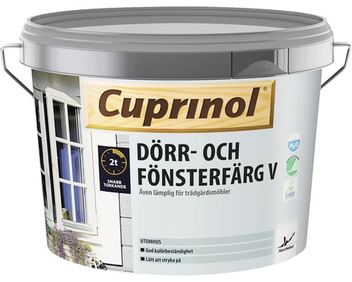 Dörr- & fönsterfärg CUPRINOL V vit 2,5L