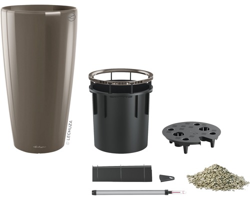 Lechuza Classico 43 planter med bevattningssystem och tillbehör