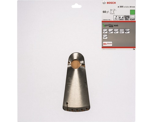 Bosch cirkelsågblad Optiline Wood, 305 x 3,2 x 30 millimeter