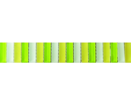 Bård 4,8x28,5 cm gul grön vit