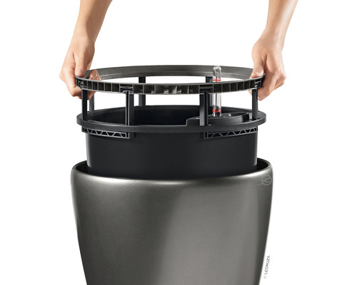 Lechuza planteringskärl med bevattningssystem i detalj