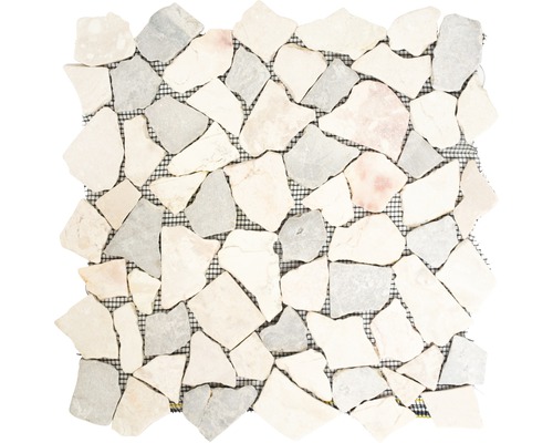 Mosaik natursten CIOT 30/4013 30,5x32,2 cm beige/grå Mosaik natursten CIOT 30/4013 30,5x32,2 cm beige/grå