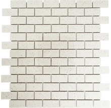 Mosaikmatta med rektangulära stenar