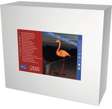 Förpackning av LED-dekorationsfigur flamingo för utomhusbruk