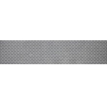 Grå mosaikplattor i rektangulärt format