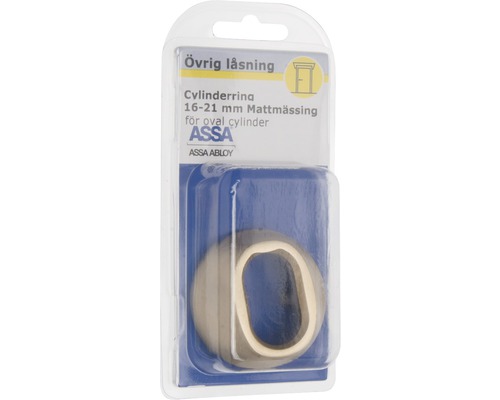 ASSA ABLOY Cylinderring 16-21 mm mattmässing ASSA ABLOY Cylinderring 16-21 mm mattmässing