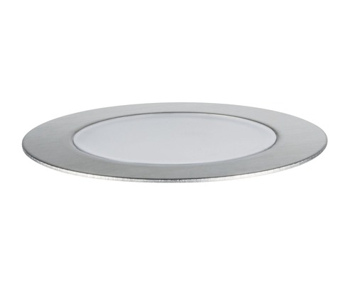 Decklight PAULMANN Floor Eco Plug & Shine 1W 100lm 3000K Ø 70/63mm IP65 230/24V silver