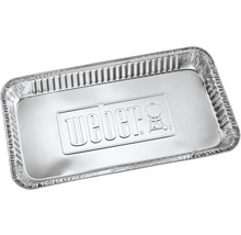 Grillform av aluminium med Weber-logotyp