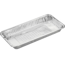 Grillform av aluminium med Weber-logotyp