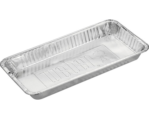 Grillform av aluminium med Weber-logotyp