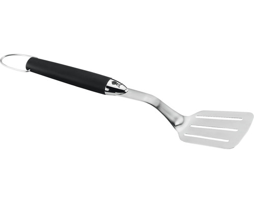 Grillspade i rostfritt stål med slits och handtag