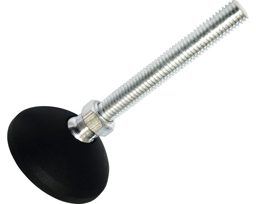 Justerbar fot med gängbult och mutter
