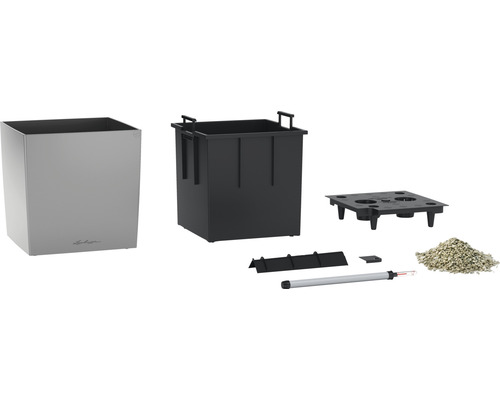 Blomlåda med bevattningssystem och tillbehör