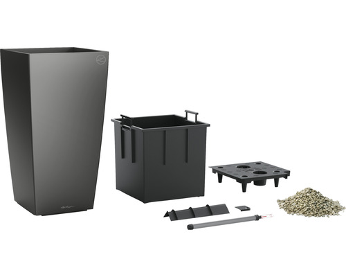 Blomkruka med bevattningssystem och tillbehör