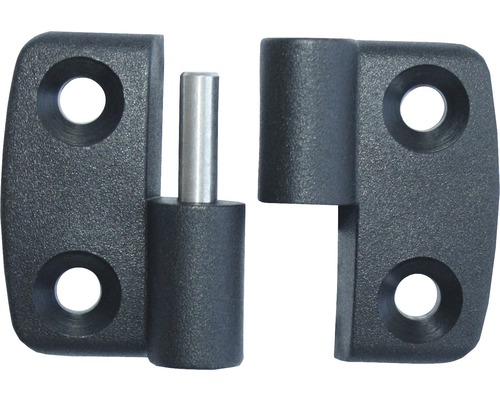 Gångjärn med stift för dörrar och möbler