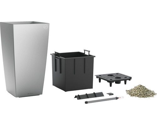 Blomkruka med bevattningssystem och tillbehör