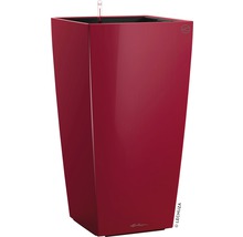 Självvattnade blomkruka LECHUZA Cubico 40 H 75cm röd inkl. substrat